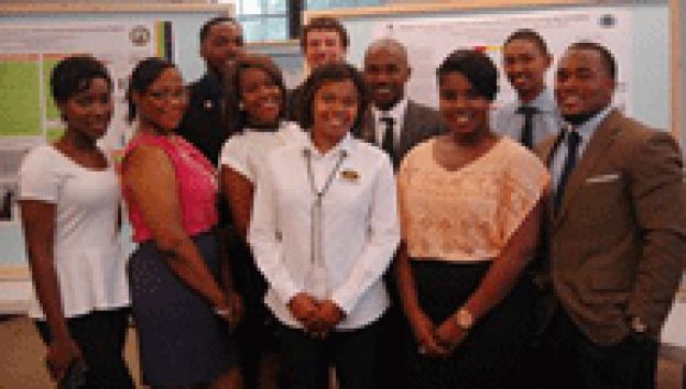 Saint Augustine’s University Students Showcase their Research at the University of Arkansas