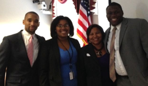 Gov. McCrory congratulates three Falcons